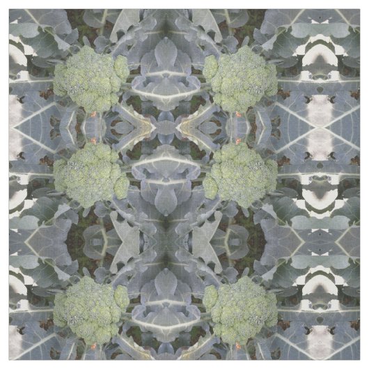 Broccoli Patterned Fabric Stof (Swatch)