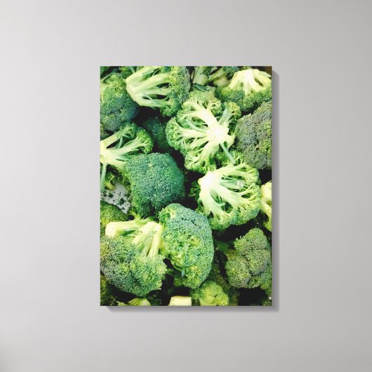 Broccoli Photo Canvas Afdruk (Voorkant)