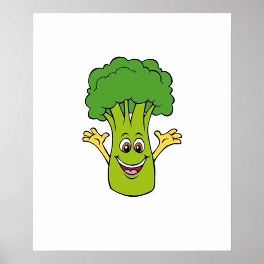 Broccoli Poster (Voorkant)