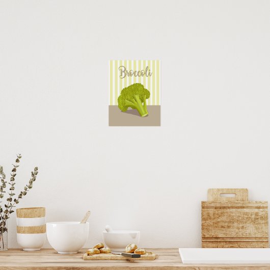 Broccoli-poster Poster (Keuken)
