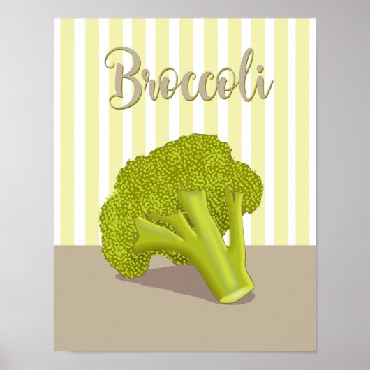 Broccoli-poster Poster (Voorkant)