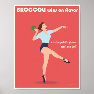 Broccoli Poster voor speciale acties - 11 x 14