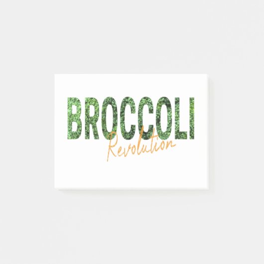 Broccoli Revolution Vegans Veggies and Vegetarian Post-it® Notes (Voorkant)