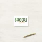Broccoli Revolution Vegans Veggies and Vegetarian Post-it® Notes (Op bureau)