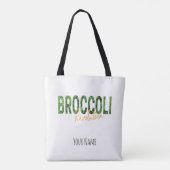 Broccoli Revolution Vegans Veggies and Vegetarian Tote Bag (Achterkant)