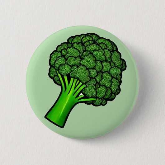 Broccoli Ronde Button 5,7 Cm (Voorkant)
