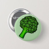 Broccoli Ronde Button 5,7 Cm (Voorkant /achterkant)