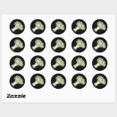 broccoli ronde sticker (Vel)