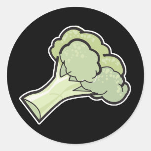 broccoli ronde sticker