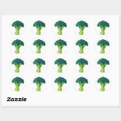 Broccoli Ronde Sticker (Vel)