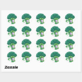broccoli ronde sticker (Vel)