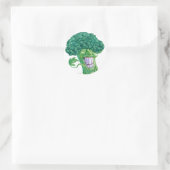 broccoli ronde sticker (Tas)