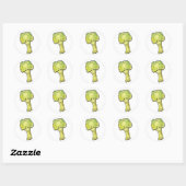broccoli ronde sticker (Vel)