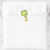 broccoli ronde sticker (Tas)