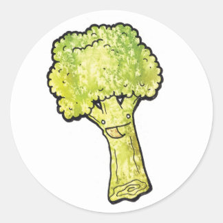 broccoli ronde sticker