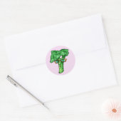 Broccoli Ronde Sticker (Envelop)