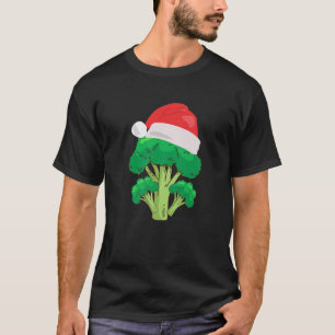 Broccoli Santa Hat Kerstmis Prel Vegetaires T-shirt