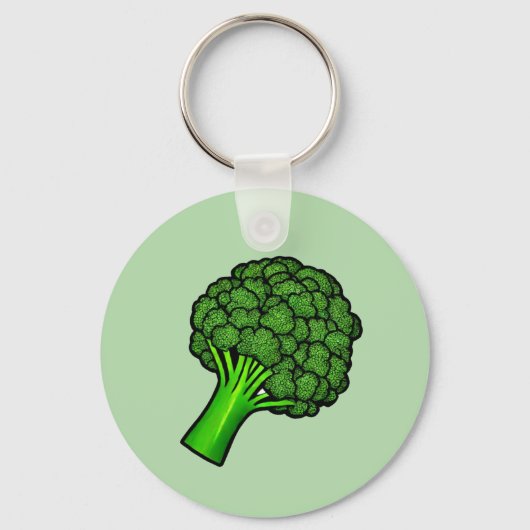 Broccoli Sleutelhanger (Achterkant)