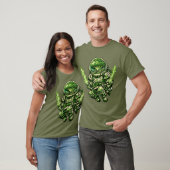 Broccoli Space Bushido — Oude Kosmische Bewaker  T-shirt (Unisex)