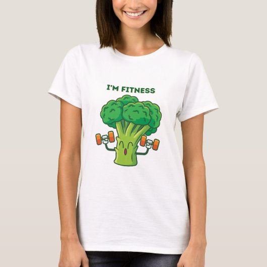 Broccoli sporten Women's Basic T-shirt (Voorkant)