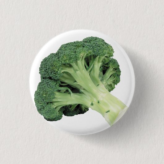 Broccoli standaard, 2¼-inch ronde Button (Voorkant)