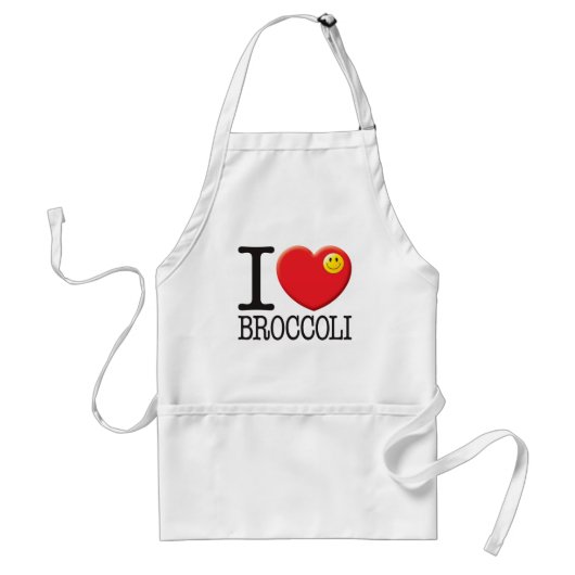 Broccoli Standaard Schort (Voorkant)