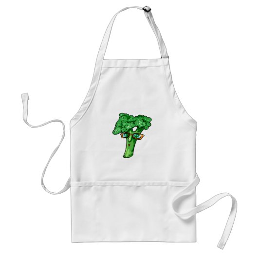Broccoli Standaard Schort (Voorkant)