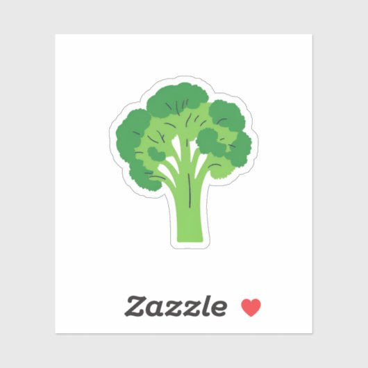 Broccoli Sticker (Vel)