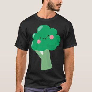 Broccoli Sticker glimlachen T-shirt