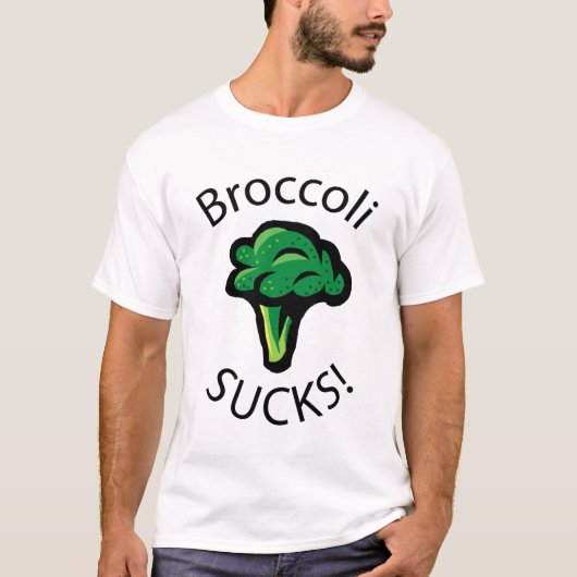 Broccoli SUCKS T-shirt (Voorkant)