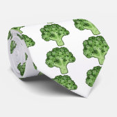 Broccoli Vector Pictogram Stropdas (Opgerold)