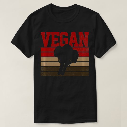 Broccoli Vegan Vegetarian Retro Gift Pullover (Design voorkant)