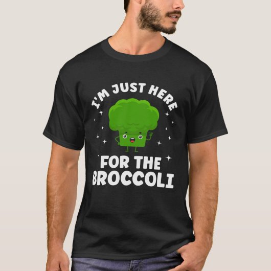 Broccoli  Vegetable Vegetarian Broccoli Vegan Food T-shirt (Voorkant)