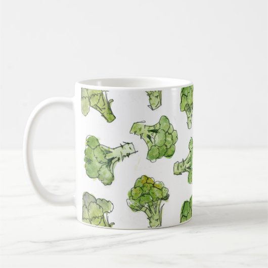 broccoli - verspreid koffiemok (Links)