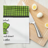 Broccoli vindt je ook niet persoonlijk theedoek (Quarter Fold)