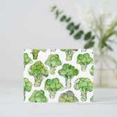 Broccolli - formeel briefkaart (Staand voorkant)