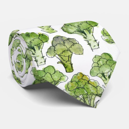 Broccolli - formeel stropdas (Opgerold)