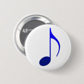 Broche (Botton) Colcheia Azul Ronde Button 5,7 Cm (Voorkant /achterkant)