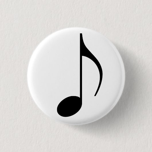 Broche (Botton) Colcheia Preta Ronde Button 3,2 Cm (Voorkant)