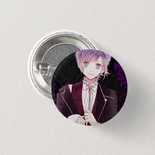 Broche Diabolik Lovers Kanato Ronde Button 3,2 Cm (Voorkant /achterkant)