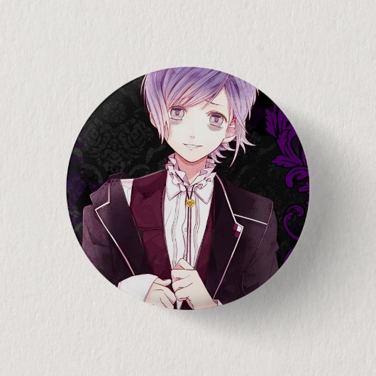 Broche Diabolik Lovers Kanato Ronde Button 3,2 Cm (Voorkant)