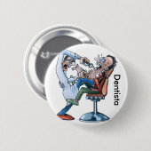 Broche do  Dentista Ronde Button 5,7 Cm (Voorkant /achterkant)