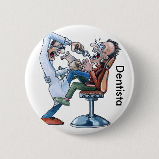 Broche do Dentista Ronde Button 5,7 Cm