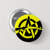 Broche Libertário Ronde Button 5,7 Cm (Voorkant /achterkant)