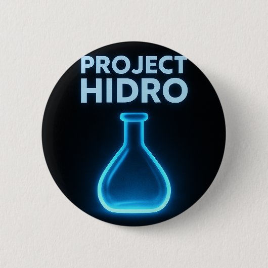 Broche Project Hidro Ronde Button 5,7 Cm (Voorkant)