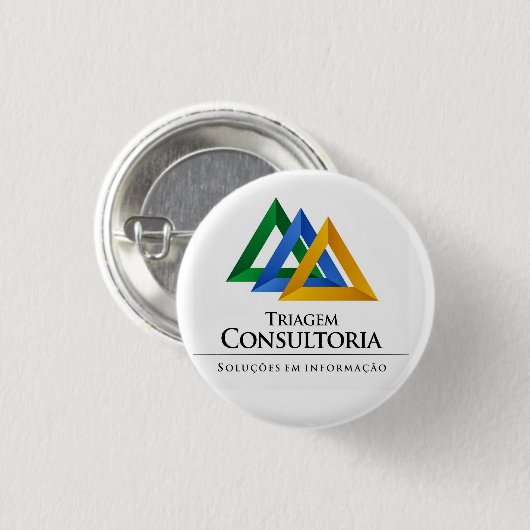 Broche Triagem Ronde Button 3,2 Cm (Voorkant /achterkant)