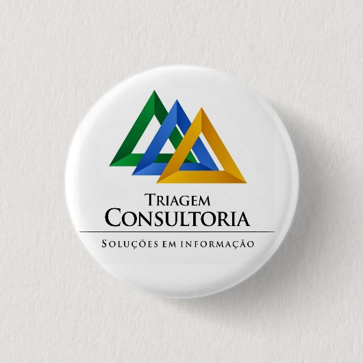 Broche Triagem Ronde Button 3,2 Cm (Voorkant)