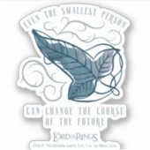 Broche van de Elfen Fellowship Citaat Grafisch Sticker (Voorkant)