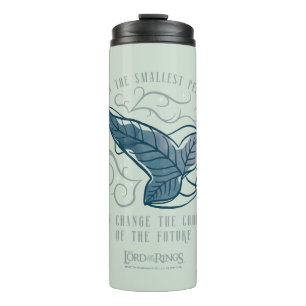 Broche van de Elfen Fellowship Citaat Grafisch Thermosbeker