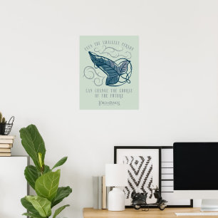 Broche van de Elfen Fellowship Grafisch Citaat Poster